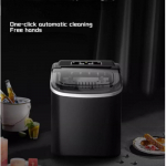 105 W t&auml;isautomaatne j&auml;&auml;kuubiku valmistamise masin V&auml;ike piima teepood Kaubanduslik j&auml;&auml;masin leibkonna intelligentsusega j&auml;&auml; valmistamise masin must