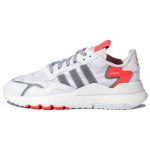Adidas Originals Nite Jogger Kangas Spordijalatsid Mitmek&uuml;lgsed Libisemisvastased Hingavad Madalad Vabaajajalatsid Unisex toss Valge Hall Roosa FV1310 35⅔