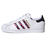 Adidas Originals Superstar S&uuml;nteetilisest Nahast Vastupidavad Madalad Rula Kingad Naiste Tennised Valge Must Roosa FX6037 38⅔