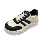 Paks tallaga k&otilde;rgust lisavad vabaajajalatsid naistele kevad-s&uuml;gis hooajaks. Uued vabaaja leivajalatsid, mida on lihtne sobitada. V&auml;rvikombinatsiooniga sportlikud valged jalatsid. 40