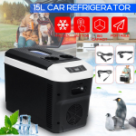 Auto Kodu Auto K&uuml;lmik -18-65&deg;C Mini K&uuml;lmikud Kaasaskantav Toidu Joogi S&uuml;gavk&uuml;lmik Jahuti Autole Kodule V&auml;litingimustesse 220V 60-70W 35L 15l