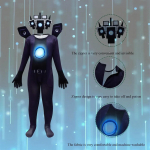Halloween Cosplay Peo Bodysuits peakatetega Cartoon Game Outfit 180 must