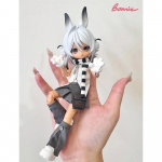 Originaal Uus BJD nukk Bonnie Bunny 1/12 Meteoroloogilise T&auml;hes&otilde;nade seeria trendikas m&auml;ng pimedate karp liigendliikuv vahetatav Kingitus