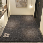 Sissek&auml;igumatt Esik Mustust H&uuml;lgav Kulumiskindel Libisemisvastane Jalamatt 120 * 160cm