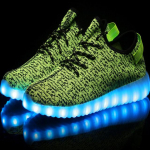 Led Light Up Kingad vabaaja valgustusega tossud Meeste helendavad kingad naistele Meeste USB laadija helendavad tossud valgustusega 37