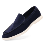 Meeste Briti stiilis PU-nahast Mokassiinid Slip-On S&otilde;idujalatsid Vintage Pehme Tald Mugavad Vabaaja Mokassiinid Libisemiskindlad Mood 46 tumesinine v&auml;rv