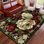 Punane Retro Suure Pinnaga Vaibad Elutuba Euroopa Kaunistus Kodu Diivani Piirkonna Vaip Suurep&auml;rane Magamistuba Libisemisvastane P&otilde;randamatt Pestav 80*120cm