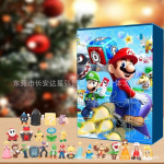 Mario Bros 24-p&auml;evane advendikalender Anime Multikas J&otilde;ulup&uuml;ha Countdown PVC M&auml;nguasja Mudel Nukk Lapsed Halloweeni Kingitus Kaunistus