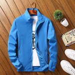 Meeste Bomber jakk Standkrae Veekindel tuulejakk Meeste riietus Sport vabaaja jope 2XL sinine