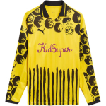 Puma Laste Super Studios Ss25 Borussia Dortmund Retro Polo Vabaaja Mood Pikkade Varrukatega T-s&auml;rk Meeste Topid 78275302 L black