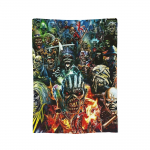 Rock I-Iron M-Maidens Tekid Flanell Suvi Konditsioneer Heavy Metal Muusika Kaasaskantav &Uuml;lipehme Visketekid Voodikate 30x40in
