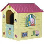 Maison Peppa Pig - CHICOS - Porte et fen&ecirc;tres ouvrantes - Pour gar&ccedil;ons et filles d&egrave;s 2 ans roosa