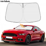 for Ford Mustang 2015 2016 2017 2018  (NOT for Ford Mustang Mach-E) Front Windshield Sunshade Cover