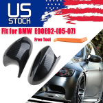 K&uuml;lgmiste tiibade tahavaatepeegli kork peegli kate sobib BMW E90 E91 2005-2007 E92 E93 E81 E82 E88 E87 E88 auto asenduseks Carbon Fiber Pattern