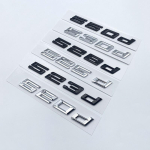 Uued numbrid ja t&auml;hed 520d 523d 525d 530d 535d 540d ABS-m&auml;rk BMW 5. seeriale E39 E60 E61 F10 F11 G30 Auto pagasiruumi logo kleebis glossy black 545d gray