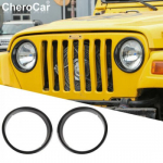 Must esitulede lambi kattepaneel Jeep Wrangler TJ Tarvikutele 97+