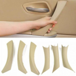 6PCS For BMW 3 series E90 2005-2012 ABS Beige Inner Door Handle Pull Cover Case