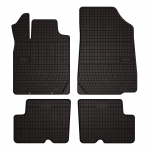 Dywaniki samochodowe gumowe do: Dacia Sandero I hatchback, Stepway (2008-2013) - czarne, dopasowane