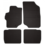 Dywaniki samochodowe gumowe do: Peugeot 301 sedan (2012-) - czarne, dopasowane