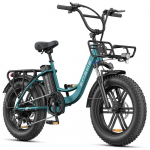 Elektrijalgratas Engwe 20 250W mootor 48V 13AH Linn E-jalgratas Maksimaalne kiirus 25Km/h Maksimaalne kandev&otilde;ime 120Kg Maastiku E-jalgratas 7 k&auml;iku Roheline L20 Boost roheline