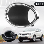 Vasak Parem Kroomitud Esitulede Kate Liist Lampide R&otilde;ngas Nissan Qashqai J11 2014 2015 2016 2017 UK Auto Varuosad 1pc Left