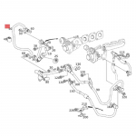 A03Z-Auto mootori turbokompressori radiaatori veetoru 2782000851 A2782000851 Mercedes-Benz CLS/S /E klassi ML M-klassi M278 mootorile nagu n&auml;idatud v&auml;rv