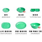 Retro Korea t&auml;nava Tteokbokki suupistebaari melamiinist n&otilde;udekomplekt. 8pcs.