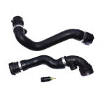 Upper & Lower Radiator to Thermostat Housing Hose Pipe & Temperature Sensor For BMW E46 320i 323i 325i 328i 330i 325xi 330xi must