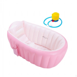 T&auml;ispuhutav beebivann bassein Kokkupandav kaasaskantav du&scaron;ialus vasts&uuml;ndinule Sinine Pink with Foot Pump