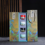 GIANXI Hiina Keraamiline V&auml;ike Teetasside Komplekt K&auml;sitsi Maalitud K&otilde;rgekvaliteediline Keraamiline Kingitus Teekomplekt Kodu 4/5 Osaline Teetasside Komplekt