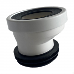 Offset Toilet Flange Connector Extension Adapter 4 inch PVC Shifter for Plumbing Straight Not Shift