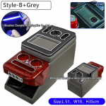 Volkswagen Caravelle/Multivan T5 T6 Puidust topsihoidja ja esimese keskmise k&auml;etoe panipaik