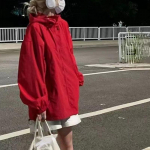 Harajuku rohelised jakid, naiste Y2k t&auml;navariided, mantlid, s&uuml;gisene &otilde;ue, &uuml;lisuured vintage jakid, populaarsed tooted XXL