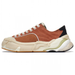 Li Ning Wuji Slip Resistant Lightweight Abrasion Resistant Low top Skateboard Shoes Men's Brown Blue AZGT081-3 42