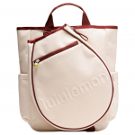 Lululemon Racket 19L Moodne Mitmek&uuml;lgne Puuvillane Tennise Rulllauakott Toteseljakott Unisex kotid Looduslik-Beež Kivi-Puu-Oranž LU9CEIS-073959 Natural Ecru & Rock Wood Orange