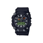 CASIO Meeste vedelkristall/analoog kahekordse n&auml;iduga seeria Must kell GA-900E-1A3PR GA-900E-1A3PR Regular Watch Box black