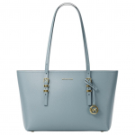 Michael Kors Quinn Reguleeritava &Otilde;larihmaga T&otilde;mblukuga K&auml;ekott Naiste T&otilde;mblukuga K&auml;ekotid Kuldne Hele-Sinine 30T5GQNT2L-CHAMBRAY Basic Set (Bag+Dust Bag)