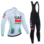 Uus 2026 Pikkade varrukatega jalgrattas&auml;rk Bike Maillot P&uuml;ksid UAE Meeskond Termiline Fliis Ropa Ciclismo Talvine Pro Jalgratta Jope R&otilde;ivad L