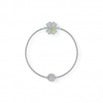 Swarovski Remix Fresh Daisy Mitmek&uuml;lgne Maagiline Kett Imitatsioonkristallist K&auml;ev&otilde;ru Naiste k&auml;ev&otilde;ru 5520651 Box (Random Color),18cm,White Gold-Plated