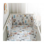 6 tk Voodikaitse Kokkup&otilde;rkevastane Hingav Pehmendusega Polsterdatud Beebi Voodi Kaitsmed Reguleeritav Pestav Pehme Polsterdus K&uuml;lgmiste &Auml;&auml;rte jaoks J