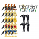 Star Warsi Minifiguurid, Superlahingudroid ja B1 Lahingudroidi Armee Ehitusklotsidega Tegevusm&auml;nguasjad