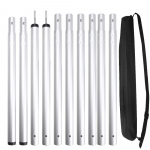 197CM Kokkupandav Tarpipost Varjualuse Post Kokkupandav Telgipost Tugipost V&auml;ljas Telkimine P&auml;ikesekaitsepostid Telgitarvikud