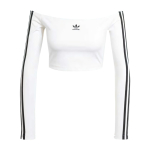 adidas Originals Naiste Adicolor Avatud &Otilde;lgadega Pikkade Varrukatega Topp 'Valge/Must' JD0275 L white