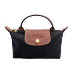 Longchamp Le Pliage 17 Moodne &Uuml;hev&auml;rviline L&uuml;hikese K&auml;epidemega Ilma &Otilde;larihmata Taaskasutatud L&otilde;uend Nahkdetailidega Kandekott Mini Naiste kandekotid 34175089001 Basic Set (Bag)