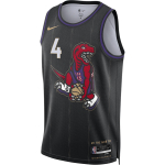 Nike Scottie Barnes Toronto Raptors 2024/25 City Edition Meeste Nike Dri FIT NBA Swingman S&auml;rk FQ4362-010 M (US 44) gray