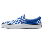 Vans Slip-On Ruuduline Klassikaline L&otilde;uend Vabaaja Madalad Rula Kingad Unisex toss Sinine Valge VN0A7Q5D6RE 44