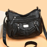 Kvaliteetsed pehmest PU-nahast &otilde;la- ja crossbody-kotid naistele Disainerbr&auml;ndi messenger-tote-kott Luksuslik naiste moekas k&auml;ekott gray