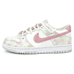 Nike Dunk Slip Resistant Abrasion Resistant Low top Skateboard Shoes Women's DH9765-102(Team1676-) 40 gray