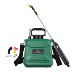 1,3 galloni/2,1 galloni elektripihusti Sisseehitatud 18650 mAh laetav akupihusti Aiapihusti teleskooppihustiga taimede kastmiseks 5L
