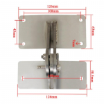 1 tk 304 roostevabast terasest grillihinge varuosad grillikaane hingedekomplekt Weber Smokey Smoker tarvikutele 304 stainless steel